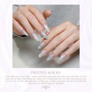 Nail Ombre Ánh Băng Aurora